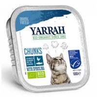 Alimentation pour chat  - Bouchées de poisson à la spiruline sans céréales BIO - Yarrah - Herboristerie Bardou™