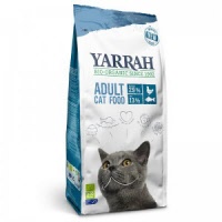 Alimentation pour chat - Croquettes au poulet et poisson pour chats BIO - Yarrah - Herboristerie Bardou™