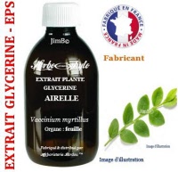 Extrait plante glycérine - EPS - Airelle (vaccinium myrtillus) - Herbo-phyto - Herboristerie Bardou™ 