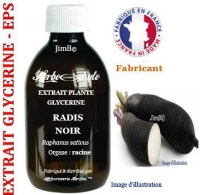 Extrait plante glycérine - EPS - Radis noir (raphanus sativus var. niger) - Herbo-phyto® - Herboristerie Bardou™