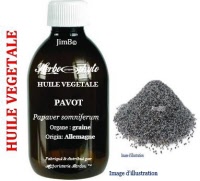 Huile végétale - Pavot (papaver somniferum) BIO - Herbo-aroma - Herboristerie Bardou™ 