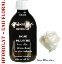 Hydrolat - Rose blanche (rosa alba) - Herbo-aroma - Herboristerie Bardou™ 