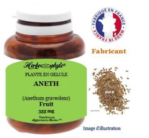 Plante en gélule - Aneth (anethum graveolens) - Herbo-phyto - Herboristerie Bardou™ 