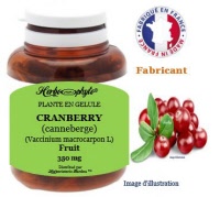 Plante en gélule - Cranberry (vaccinium macrocarpon L)(canneberge) - Herbo-phyto - Herboristerie Bardou™ 