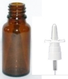 Conditionnement - Flacon verre rond Ø18 DIN jaune 30 ml - vapo-spray nasal - Pack de 10l - Herbo-phyto® - Herboristerie Bardou™