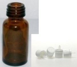 Conditionnement - Flacon verre rond Ø18 Ital jaune 10 ml - homéo codigoutte inviolable - Pack de 10 - Herbo-phyto® - Herboristerie Bardou™