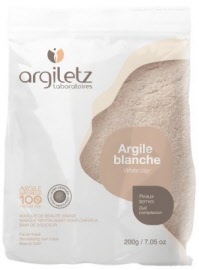 Argile blanche ultra ventilee - sachet 200 g - Argiletz - Herboristerie Bardou™ 