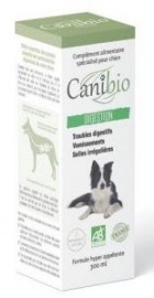 Complément alimentaire animaux - Canibio digestion BIO - flacon 300 ml - Canibio - Herboristerie Bardou™