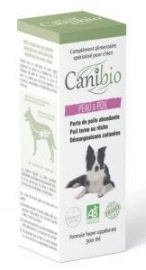 Complément alimentaire animaux - Canibio peau et poil BIO - flacon 300 ml - Canibio - Herboristerie Bardou™