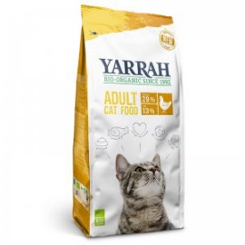 Alimentation pour chat - Croquettes poulet chats BIO - sac 800 g - Yarrah - Herboristerie Bardou™