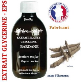 Extrait plante glycérine - EPS - Bardane grande (arctium majus) racine - flacon 60 ml - Herbo-phyto - Herboristerie Bardou™ 