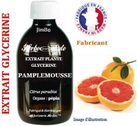 Extrait plante glycérine - EPS - Pamplemousse (extrait de pépin) EC-BIO - flacon 60 ml - Herbo-phyto® - Herboristerie Bardou™
