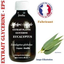 Extrait plante glycérine - EPS - Eucalyptus (eucalyptus globulus) feuille - flacon 500 ml - Herbo-phyto® - Herboristerie Bardou™