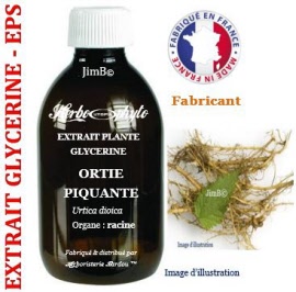 Extrait plante glycérine - EPS - Ortie piquante (urtica dioica) racine - flacon 250 ml - Herbo-phyto® - Herboristerie Bardou™