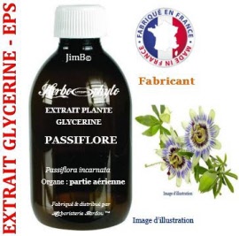 Extrait plante glycérine - EPS - Passiflore (passiflora incarnata) partie aerienne - flacon 250 ml - Herbo-phyto® - Herboristerie Bardou™