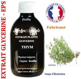 Extrait plante glycérine - EPS - Thym (thymus vulgaris) feuille - flacon 60 ml - Herbo-phyto® - Herboristerie Bardou™