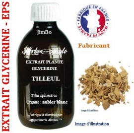 Extrait plante glycérine - EPS - Tilleul (tilia sylvestris) aubier blanc - flacon 1 litre- Herbo-phyto® - Herboristerie Bardou™