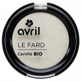 Maquillage - Fard à paupières ivoire nacré BIO - Boite 2.5 g - Avril - Herboristerie Bardou™