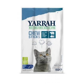 Alimentation pour chat - Friandises à macher chat BIO - sachet 15 g - Yarrah - Herboristerie Bardou™
