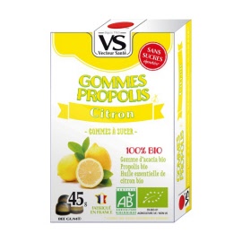 Gommes propolis citron BIO - boite 45 g - Vecteur santé - Herboristerie Bardou™ 