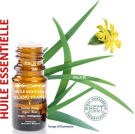 Huile essentielle - Ylang ylang I (cananga odorata) fleur EC-BIO - flacon 15 ml - Herbo-aroma - Herboristerie Bardou™ 