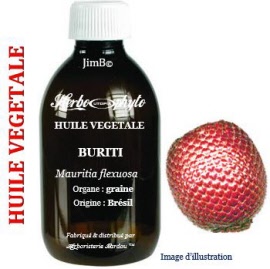 Huile végétale - Buriti (mauritia flexuosa) graine SAUV - flacon 250 ml - Herbo-aroma - Herboristerie Bardou™ 