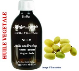 Huile végétale - Neem (melia azadirachta) graine SAUV - flacon 1 litre - Herbo-aroma - Herboristerie Bardou™ 
