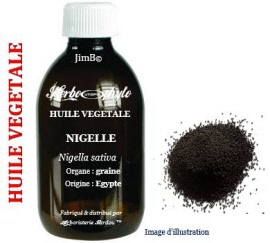 Huile végétale - Nigelle (nigella sativa) graine BIO - flacon 500 ml - Herbo-aroma - Herboristerie Bardou™ 