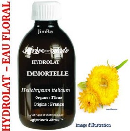 Hydrolat - Immortelle (helichrysum italicum) fleur BIO - flacon 125 ml - Herbo-aroma - Herboristerie Bardou™ 