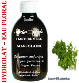 Hydrolat - Marjolaine (origanum majorana) plante fleurie BIO - flacon 500 ml - Herbo-aroma - Herboristerie Bardou™ 