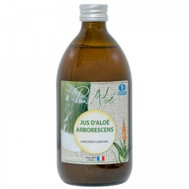 Jus daloe à boire (aloe barbadensis) - flacon 1 litre - Pur’aloe - Herboristerie Bardou™ 