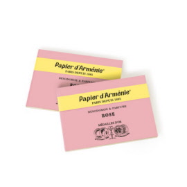 Papier darmenie rose - le carnet - Paper darménie - Herboristerie Bardou™