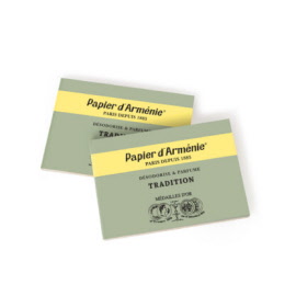 Papier darmenie triple traditionnel - le carnet - papier darménie - Herboristerie Bardou™