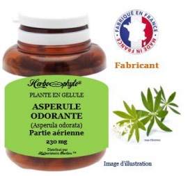 Plante en gélule - Asperule odorante (asperula odorata) partie aérienne (230 mg) - pot 60 gélules - Herbo-phyto - Herboristerie Bardou™