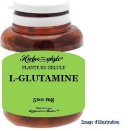 Plante en gélule - L-Glutamine 500 mg - pot 60 gélules - Herbo-phyto® - Herboristerie Bardou™