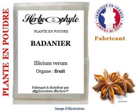 Plante en poudre - Badianier (illicium verum) fruit poudre - sachet 100 g - Herbo-phyto® - Herboristerie Bardou™