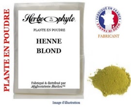 Coloration capillaire - Henné blond poudre - sachet 250 g - Herbo-phyto® - Herboristerie Bardou™
