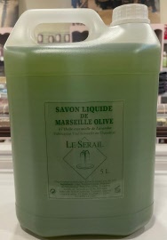 Savon liquide marseille olive - flacon 5 litres - Le sérail - Herboristerie Bardou™ 