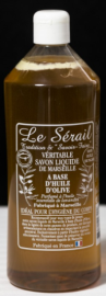 Savon liquide marseille olive - flacon 1 litre - Le sérail - Herboristerie Bardou™ 