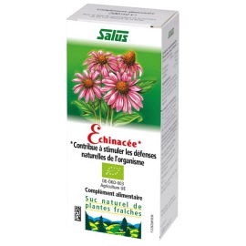 Suce de plantes echinacée BIO - flacon 200 ml - Salus - Herboristerie Bardou™