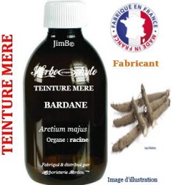 Teinture mère - Bardane grande (arctium majus) racine - flacon 60 ml - Herbo-phyto - Herboristerie Bardou™ 