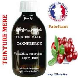 Teinture mère - Canneberge (vaccinium oxycoccus) fruit - flacon 60 ml - Herbo-phyto - Herboristerie Bardou™ 