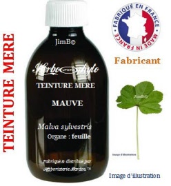 Teinture mère - Mauve (malva sylvestris) feuille - flacon 60 ml - Herbo-phyto - Herboristerie Bardou™ 