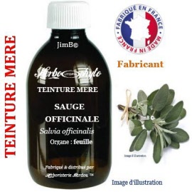 Teinture mère - Sauge officinale (salvia officinalis) feuille - flacon 1 litre - Herbo-phyto - Herboristerie Bardou™ 