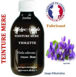 Teinture mère - Violette (viola odorata) feuille - flacon 1 llitre - Herbo-phyto - Herboristerie Bardou™ 