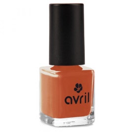 Maquillage - Vernis ongles tangerine - flacon 7 ml - Avril - Herboristerie Bardou™ 