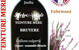 Teinture mère - Bruyère (calluna vulgaris) - Herbo-phyto - Herboristerie Bardou™ 