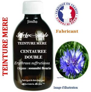 Teinture mère - Centaurée double (erythraea suffruticosa) - Herbo-phyto - Herboristerie Bardou™ 